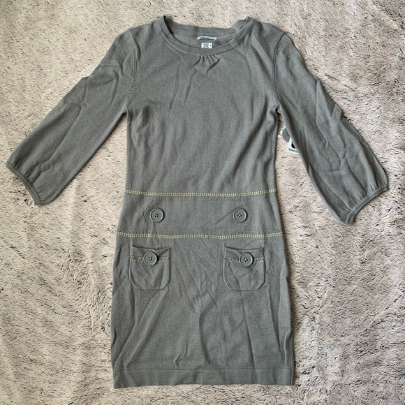 Red by Marc Ecko Sweater Midi Dress with Eyelet/CutOut Details - Picture 1 of 12